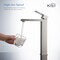 Kibi Cubic Single Handle Bathroom Vessel Sink Faucet with Pop Up Drain C-KBF1003BN-KPW101BN - alternate 6